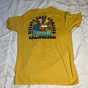Rip Curl Yellow Mens California Surf T-Shirt